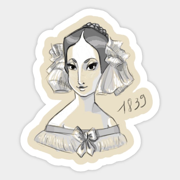 1839 Sticker by Eterea